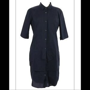 Derek Lam 10 Crosby Woman’s Sz 8 Blue Layered Lagenlook Dress